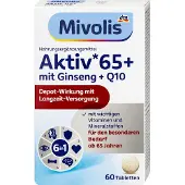 Mivolis Aktiv 65+ met Ginseng + Q10 – 60 tabletten