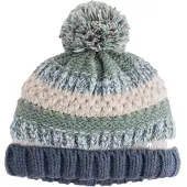 Next - Jongens - Gebreide babymuts met pompon - Blauw