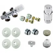 Riko Onderblok Set Haaks Rechts 16 x 2,0 mm - Chroom