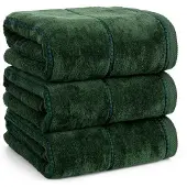 Eurofirany Mari Frotte Handdoek 70x140cm - 100% Katoen, 500g/m², Groen