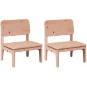 vidaXL Tuinstoelen, 2 stuks, 60x52,5x72 cm, massief douglashout