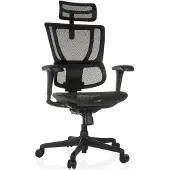 Hjh OFFICE Bureaustoel / directiestoel ERGOHUMAN SLIM ECO M GEN2 mesh zwart