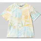 Garcia T-shirt met geribde ronde hals