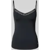 Marc O'Polo Shaped fit top met bandjes en kant