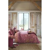 Pip studio Dekbedovertrek Mumbai Evening Donker roze 240x200/220 cm