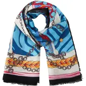 19V69 Italia Sjaal 'Costa' blauw