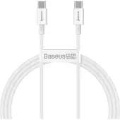 Baseus Superior Series Cable USB-C to USB-C, 100W, 1m (white)