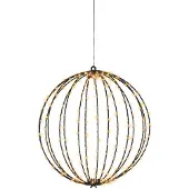 Lumineo Lichtbol LED Metaal 240 Lamps Zwart zwart Metaal Kerstverlichting Figuur