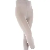 Falke Cotton Touch eenkleurig katoen legging kinderen grijs - maat 110-116