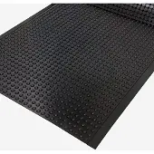 ANRO Anti-vermoeidheidsmat Zwart 160x90cm – Werkplekmat Sta-mat Ergonomisch Antislip Keukenmat