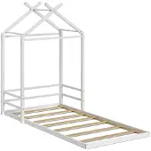 VitaliSpa Vloerbed Roofy Wit 90x200, Model 61335