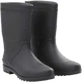 vidaXL Regenlaarzen maat 46 PVC zwart