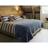Beddinghouse Dekbedovertrek Bo Blauw 140x200/220 cm
