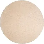 FRAAI Rond Scandinavisch vloerkleed - Charm Waves Beige - Ø 200cm
