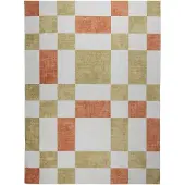 FRAAI Retro buitenkleed - Pop Cubes Terracotta - 200x290cm