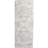 FRAAI Wasbare loper - Domingo Mandala Beige - 80x250cm