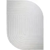 FRAAI Organisch vloerkleed - Flowy Lines Creme - 200x290cm