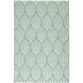 FRAAI Buitenkleed - Summer Leaves Groen | Botanische print - 160x230cm