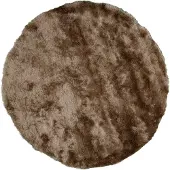 FRAAI Rond hoogpolig vloerkleed - Glorious Taupe - Ø 160cm