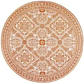 FRAAI Rond buitenkleed - Summer Oriental Terra - Ø 100cm