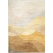 FRAAI Modern vloerkleed - Field Geel | Lopen op wolken - 140x200cm