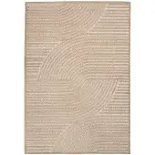 FRAAI Modern binnen- en buitenkleed - Nori Curves Taupe - 140x200cm