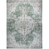 FRAAI Oosters vloerkleed - Leyla Medaillon Groen - 120x170cm