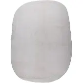 FRAAI Organisch vloerkleed - Halo Pebble Grijs - 80x150cm