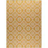 FRAAI Buitenkleed - Rio Flower Geel - 80x150cm