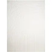 FRAAI Scandinavisch vloerkleed - Charm Curves Wit - 160x230cm