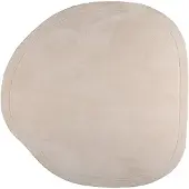 FRAAI Organisch vloerkleed - Halo Stone Beige - Ø 80cm