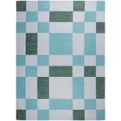 FRAAI Retro buitenkleed - Pop Cubes Groen - 140x200cm
