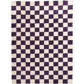 FRAAI Retro vloerkleed - Gambit Paars/Wit - 200x290cm
