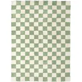FRAAI Retro vloerkleed - Gambit Groen/Wit - 200x290cm