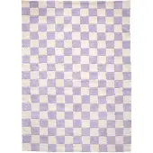 FRAAI Retro vloerkleed - Gambit Lila/Wit - 230x330cm