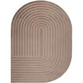 FRAAI Organisch vloerkleed - Flowy Arch Taupe - 160x230cm