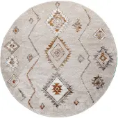 FRAAI Berber vloerkleed rond - Blend Aztec Beige - Ø 160cm