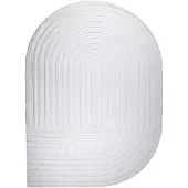 FRAAI Organisch Vloerkleed - Flowy Arch Creme | Wasbaar - 120x170cm
