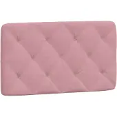 vidaXL Hoofdbordkussen 80 cm fluweel roze