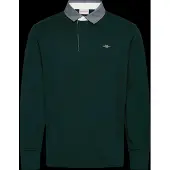 Gant Shirt smoky blue / donkergroen