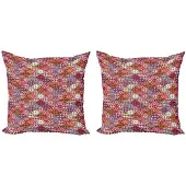 Abakuhaus Set kussenhoezen 2x Nomadic Rug – dubbelzijdig bedrukt – 40x40