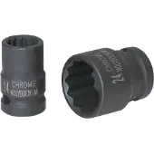 Ks Tools 1/2" doelhoof, 12-kant, kracht, kort, 26 mm (515.0926)