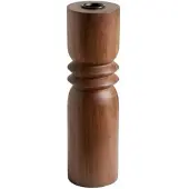 NOUS kandelaar Harper hout 22x6,5 cm - walnoot