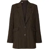 Selected Blazers 'SLFRITA' donkerbruin / wit