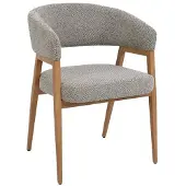 Giga Meubel Eetkamerstoel Fureso - Taupe/Naturel - Set van 2