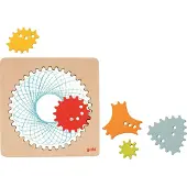 Goki 58440, 4 rokken/jurken, Hout, Meerkleurig