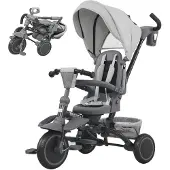 AIYAPLAY Kinderdriewieler Staal, Kunststof 111,5L x 52B x 98H cm Grijs