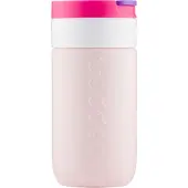 Dopper Travel Mug 300 ml berry pink - RVS - geïsoleerd