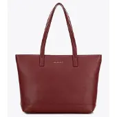WITTCHEN Dames 15, 6" Laptoptas, Imitatieleer, Bordeauxrood, Eco-leer