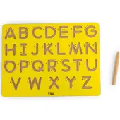 Vigatoys Graphomotorisch bord Grote letters leren schrijven - UNI